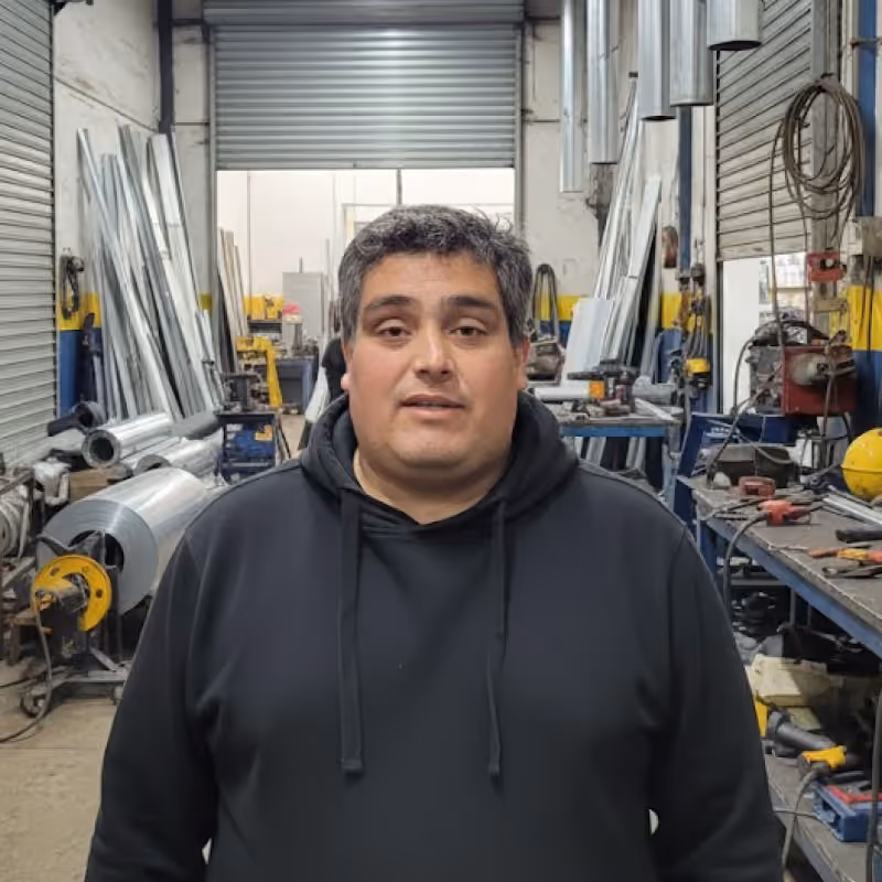 Camilo Muñoz, dueño de MyB Mantenciones